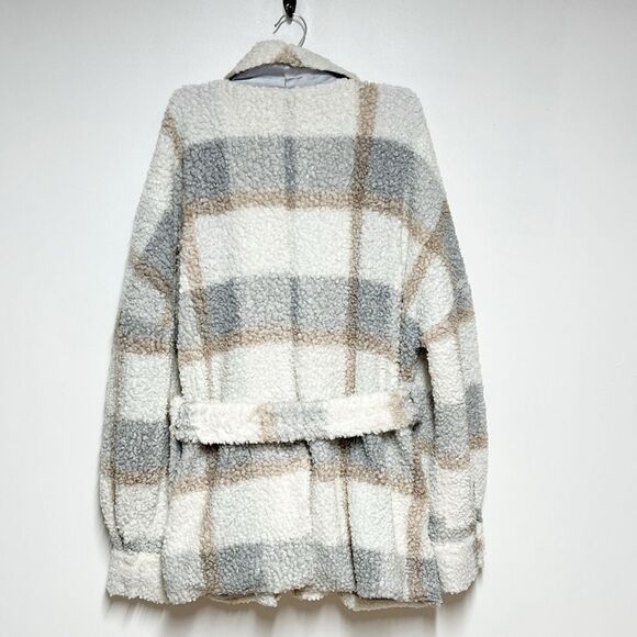 Ivy City Co. Stetson Coat in Plaid Sherpa Sz 1X - Picture 5 of 6
